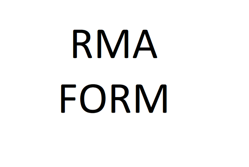 RMA FORMS