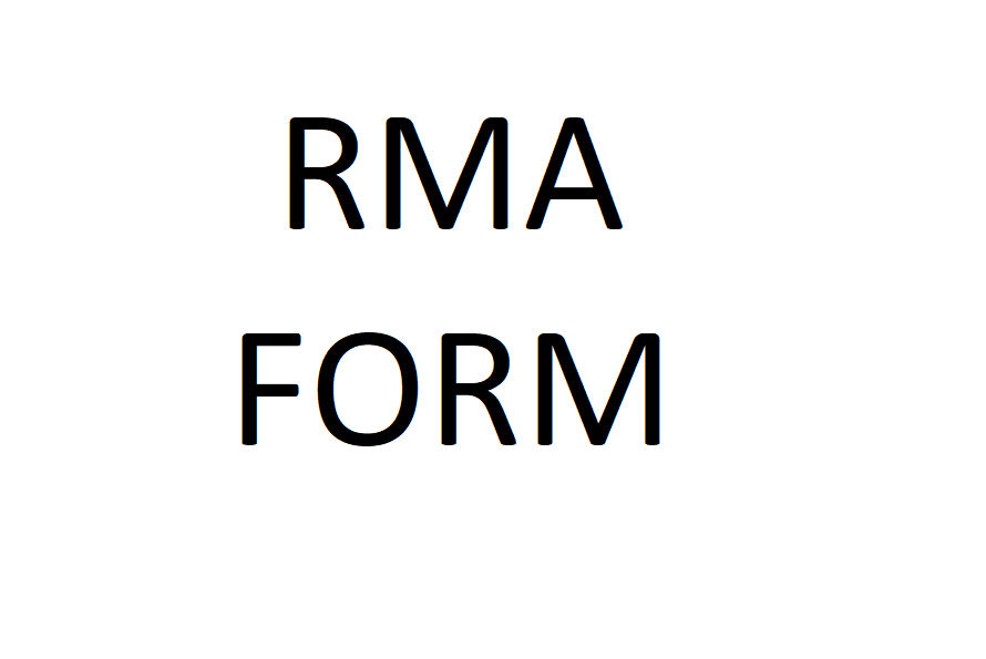 RMA FORMS