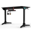 E-Sports Gaming Desk with Headphone Hook and LED Side Lights