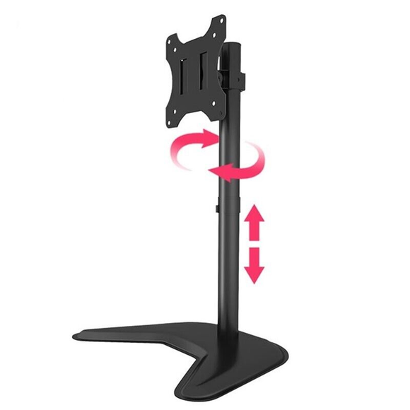 Single Computer LCD Monitor Arm Mount Desk Stand 13-32