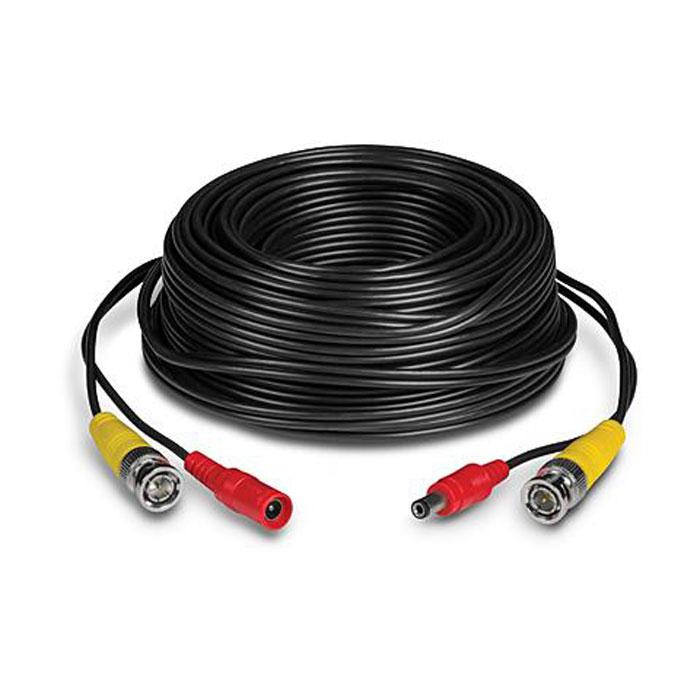10M CCTV DC and BNC ready- solid copper Cable - 2 Core Power Cable Solid Copper (Black)