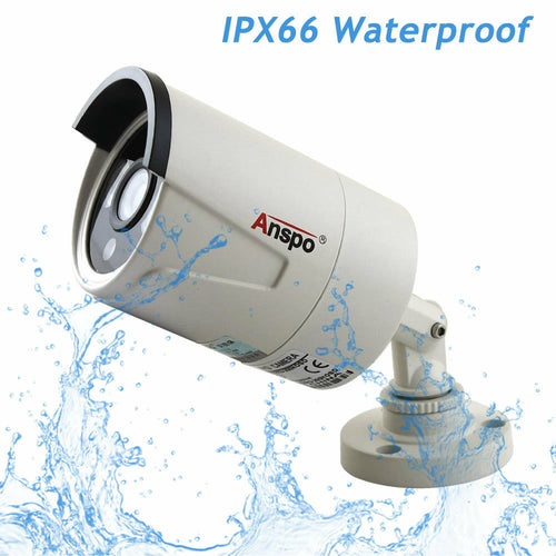 Bullet, full metal, water proof 5 mb bnc camera (White)