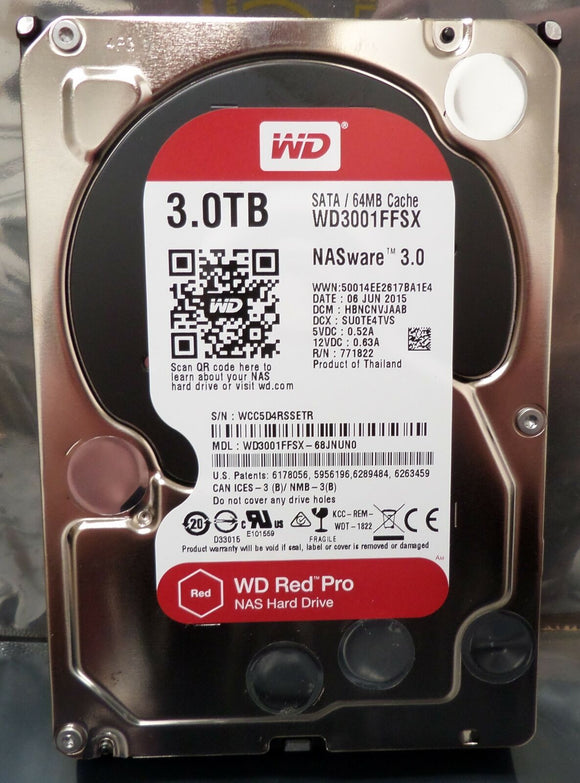 Hard Drives 3TB SATA 3.5